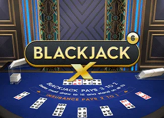 Blackjack X 6 - Azure - STOREBET77